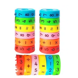 ADKD Kids 3-pcs Magnetic Arithmetic Math Learning Toy with Cylinder Numbers & Symbol Toys-0