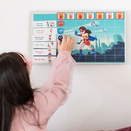 ilearnngrow Super Man Magnetic Reward Skill Learning and Development Toy image 5