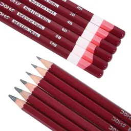 doms Drawing & Sketching Graphite Pencil | Hexagonal Shape, Dark & Neat Drawing Pencil image 4