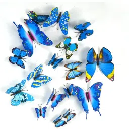 12 cm 3D Butterfly Decoration Self Adhesive Sticker-image-17