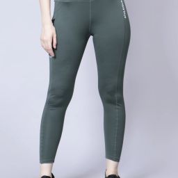Solid Women Dark Green Tights-image-21