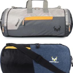 20 L Gym Duffel Bag - GYM DUFFLE BAG FOR INDOOR OUTDOOR SPORTS - Grey, Black, Blue-image-89