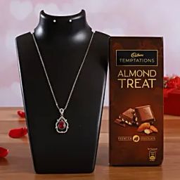 Temptations Almond Chocolate N Elegant Red Pendant-image-29