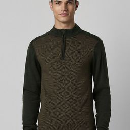 Peter England Casuals Self Design Acrylic Pullover-image-55