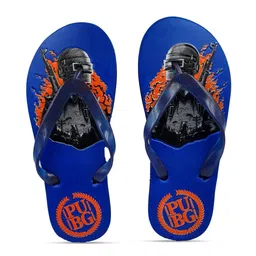 Pampy Angel Men Blue & Grey PUBG Printed Water Resistant Thong Flip-Flops-picture-29