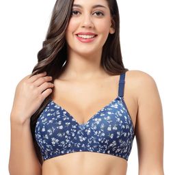SHYAM SONS FLAIR Floral Printed Full Coverage Lightly Padded Bra-picture-1