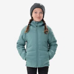 quechua KIDS’ PADDED HIKING JACKET - HYBRID AGED 7-15 - PASTEL GREEN-picture-27