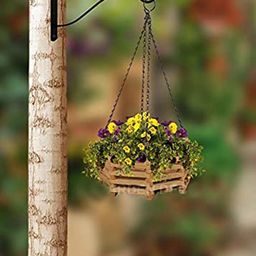 Garden Deco Black Set Of 6  Wall Bracket for Hanging Baskets-44