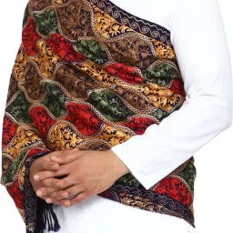 swi stylish Wool Embroidered Men Shawl-image-51