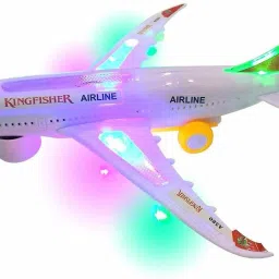 Battery Operated Aeroplane Toy for Kids (Light and Sound)-28