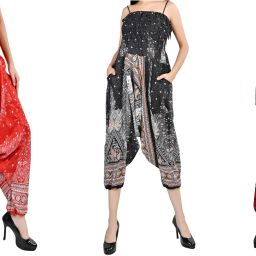 Printed Rayon, Cotton Women Harem Pants-image-92