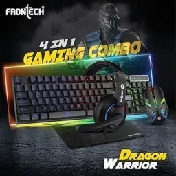 TECHNICAL DOST INDIA Dragon Warrior Wired Gaming - Keyboard, Mouse, Mouse Pad, Headphone (KB-0038) Wired USB Standard Gaming Keyboard Compatible with Desktop, iPad, Laptop, Mac, Tablet image 3