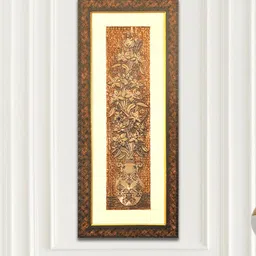 SHREE KALA HOME DECOR Brown & Gold-Toned Egyptian Art Embossed Painting-image-14