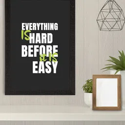 eCraftIndia Black & White Printed Satin Matt Texture UV Art Painting-image-22