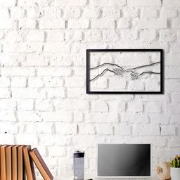 Gojeeva Black 1 Piece Wood Wall Paintings-picture-25