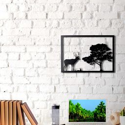 Gojeeva Black 1 Piece Wood Wall Paintings-picture-16