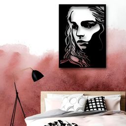 Gojeeva Black 1 Piece Wood Wall Paintings-picture-17