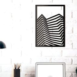 Gojeeva Black 1 Piece Wood Wall Paintings-picture-3