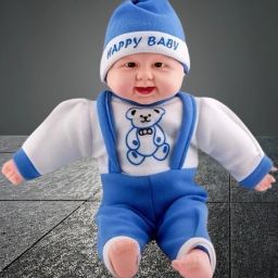 CHIKU CHEER Laughing Boy Musical Doll Plush Toy-image-3