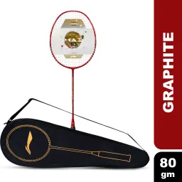 G-Force Superlite Max 10 Red, Gold, Black Strung Badminton Racquet-11