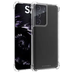 HYPHEN HPC-DCS210474 Soft TPU Back Cover for SAMSUNG S21 Ultra (Drop Protection, Clear)-picture-24