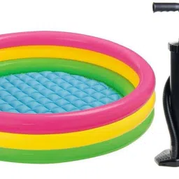 2 Feet Broad Inflatable Indoor Outdoor Swimming Pool with Pump Gift for Kids Inflatable Swimming Pool-12