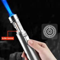 Adjustable Waterproof and Windproof with Opener Lighter Black Airbrush Windproof Lighter Pocket Lighter-image-30