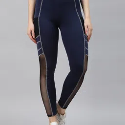 Color Block Women Blue Tights-image-84