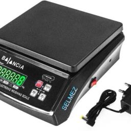 SELMEZ Balancia 30kg Premium Weighing Scale with double Display Heavy Duty Weight Machine For Kitchen Shop With Power Adapter & 4V Re-Chargeable Battery Made In India (Black) Weighing Scale-image-11