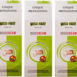 MOSQ-AWAY MOSQUITO REPELLENT CREAM 50 GR PACK OF 3-11