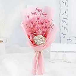 Serene Pink Dry Flower Arrangement-picture-39