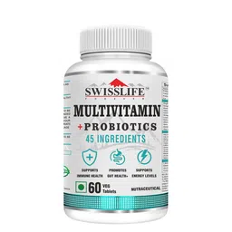 Swisslife Forever Multivitamin + Probiotics with 45 ingredients - 60 Tablets-13
