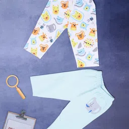 V-Mart Infants Pack Of 2 Cotton Lounge Pants-image-90