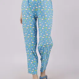 Soie Women Printed Lounge Pants-image-46