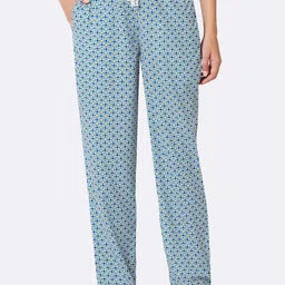 Van Heusen Women Cluster Tile Allover Print Functional Pocket Ultra Soft Lounge Pants-image-78