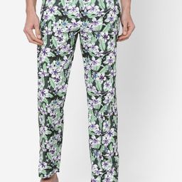 URBAN SCOTTISH Men Printed Pure Cotton Lounge Pants-image-97