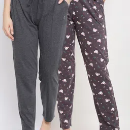 Kanvin Women Pack Of 2 Pure Cotton Lounge Pants-30