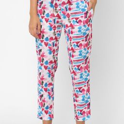 URBAN SCOTTISH Women Printed Pure Cotton Lounge Pants-picture-24