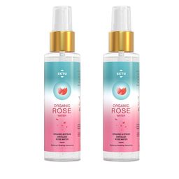 SETU Set Of 2 Organic Rose Water Spray -100ml Each-4
