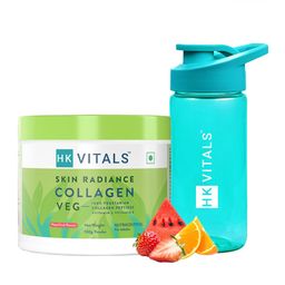 HK VITALS Mixed Fruit Flavoured Skin Radiance Collagen Powder with Sipper - 100 g-93