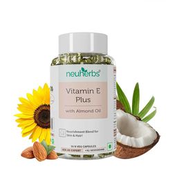 Neuherbs Vitamin E Plus Capsules with Almond Oil - 30 Nos-17