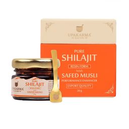 UPAKARMA Ayurvedic Pure Shilajit Resin Form With Safed Musli 20g-58