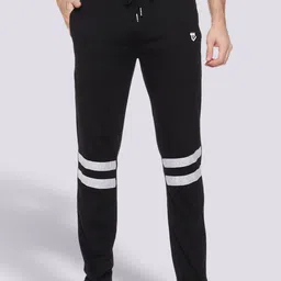 Mark Leute Men Black Solid Regular Fit Track Pants-image-16