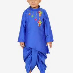 KID1 Boys Floral Printed Kurta with Dhoti Pants-image-43