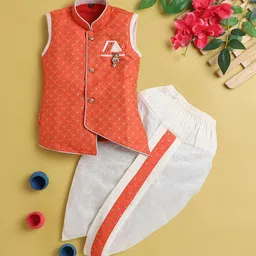 BAESD Boys Regular Mandarin Collar Kurta with Dhoti Pants-55