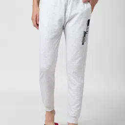 Peter England Men Grey Solid Cotton Jogger-image-47