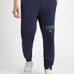 Reebok Men Cl Var Ft Printed Pure Cotton Joggers-image-96