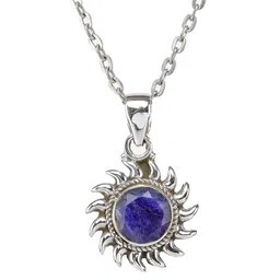Exotic India Silver-Plated Circular Pendants-picture-25