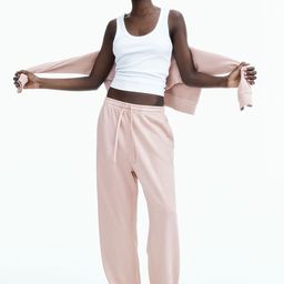 H&M Washed Cotton Sweatpants-image-61