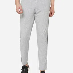 Greenfibre Men Grey Solid Track Pants-picture-57